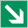Sign Direction arrow 135 degrees , down right corner